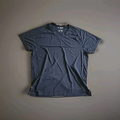 Camisa de lã Four Laps extra grande azul caminhada academia treino montanha preppy trilha masculina - Imagem 1 de 3