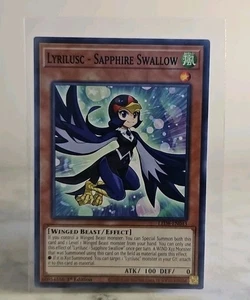 Yu-Gi-Oh! TCG: Lyrilusc - Sapphire Swallow LED8-EN043 - Common - NM Condition - Picture 1 of 2