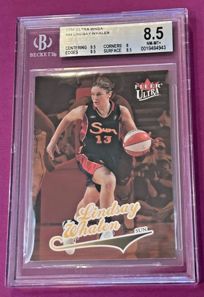 LINDSAY WHALEN Rookie 2004 Fleer Ultra #94 BGS 8.5 Near Mint to Mint+^ - Image 1 of 2
