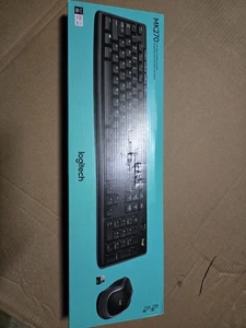 Logitech MK270 Wireless Keyboard & Mouse Combo USB Receiver Black - Picture 1 of 2