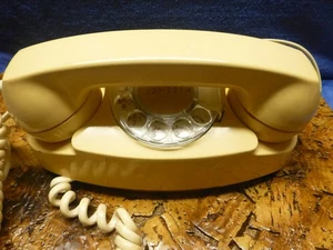 Vintage Princess Telefon cremeweiß 702B Klingelanlage Dreh Wählscheibe Lautstärkeregler - Bild 1 von 11