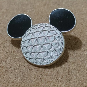 Mickey Mouse Icon Raumschiff Erde Disney 78582 WDW Anstecknadel Rückseite - Bild 1 von 3