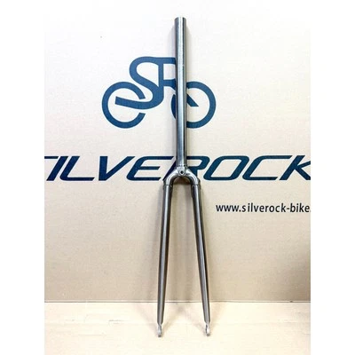 Chromoly 4130 Road Bike Rigid Fork  700C x 25.4mm 25C Caliper Brake Classic - Image 1 of 4