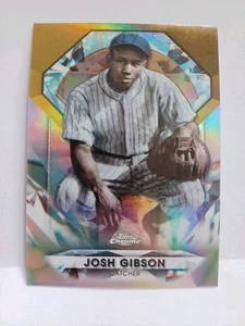 2022 Topps Chrome Update JOSH GIBSON #DGC-73 Diamond Greats Refractor Insert - Picture 1 of 2