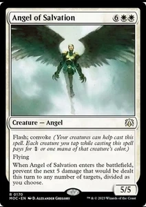 X 1 ANGEL OF SALVATION NM Commander March of The Machine MTG Magic The Gathering - Picture 1 of 1