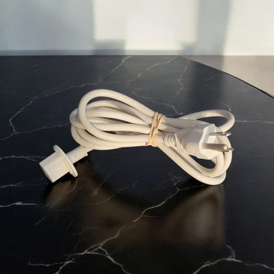 White Late 2012 Apple iMac 6ft Power Cord Genuine Cable 622-0390, 923-0285 - Image 1 of 2