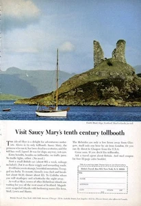 1966 British Travel Castle Maol Skye Scotland PRINT AD - Picture 1 of 1