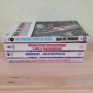 Lot Of 4 - Paperback Book Lot By Edgar Rice Burroughs Ace - Picture 1 of 15