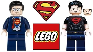 sh083 sh143 Lego DC Superman 5002202 5004076 Clark Kent & Superboy Minifigures - Picture 1 of 3