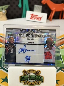 2023 Leaf Metal Pop Century Dual Auto Offset Quavo 1/8 Double Feature