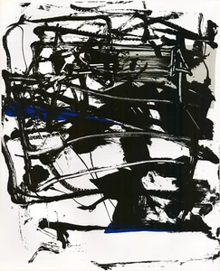 JOAN MITCHELL Untitled (Blue Line). Screenprint. 1959-60. - Picture 1 of 1