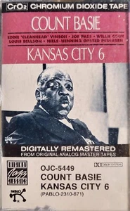 Count Basie Kansas City 6 Cassette EX 1982 Pablo Blues (Tested) - Picture 1 of 1