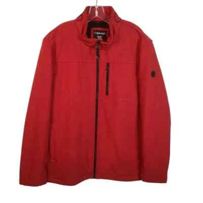 Calvin Klein Red Water Resistant Windbreaker Jacket XXL Breathable 912A - Image 1 of 4