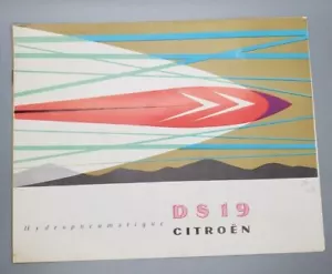 1958 Citroen DS19 Hydropneumatique Brochure - Picture 1 of 3