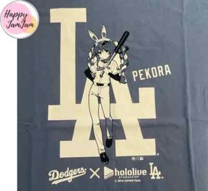 Hololive Night Dodgers Collaboration T-Shirt Usada Pekora M Size Limited MBL - Picture 1 of 4