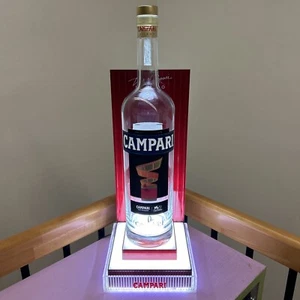 Campari Magnum 3l Limited Edition 79* Mostra Del Cinema + Stand Illuminato - Foto 1 di 10