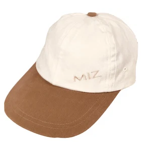 Gorra de béisbol Mizuno Golf Headwear MIZ para mujer marrón blanco correa elástica para la espalda - Imagen 1 de 8