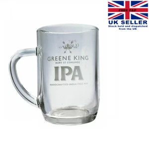 IPA Pint Glass  Green king IPA glass Greenking IPA Jug glass - Foto 1 di 5