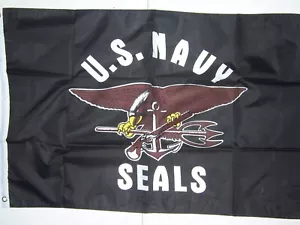 New NAVY SEALS 2X3ft FLAG superior quality fade resist USA seller - Picture 1 of 4