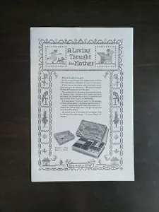 Vintage 1929 Whitman's Chocolates A Loving Mother Full Page Original Ad - Bild 1 von 1