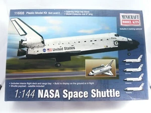 Minicraft 1:144 NASA "Space Shuttle" Modellbausatz #11668 Neu in OVP - Bild 1 von 3