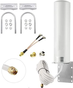 Antenne SMA mâle/double TS9 Supaerial High Gain 10-12dBi 4G LTE pour Vodafon - Photo 1/6
