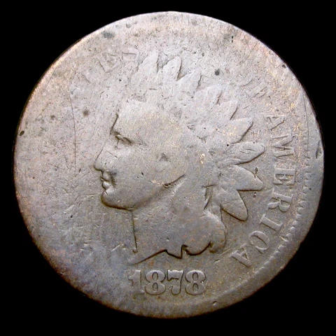 1878 Indian Ceny Penny ---- Nice Coin ---- #VV739 Cover