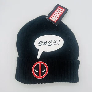 Marvel Deadpool Beanie Hat Superhero Women Men Deadpool Cosplay Hat Warm NEW - Picture 1 of 5