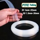PTFE Tube Tubing Pipe ID 1mm-32mm OD 1.6mm-36mm High Temp Resistance Translucent