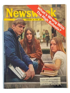 Newsweek Feb 19,1970 What's Wrong With the High Schools, The Middle East: - Imagen 1 de 3