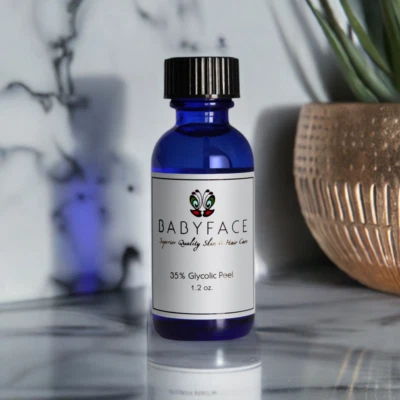 Babyface 35% GLYCOLIC ACID Anti-Aging Chemical Peel Glowing Firm Skin Wrinkles - Image 1 of 2