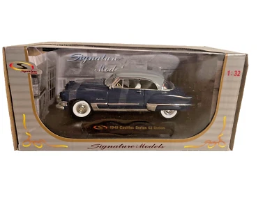 Signature Models 1949 diecast  Cadillac Series 62 sedan Blue 1:32 New in Box - Image 1 of 3