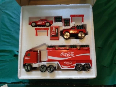 Remco 9pc Coca-Cola Steel Truck Set #11037 New in the Box - Image 1 of 2