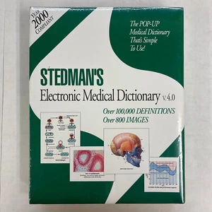 Stedman's Electronic Medical Dictionary v4.0 Multimedia CD-ROM Brand New Sealed - Picture 1 of 3