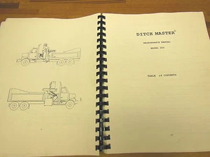Ditch Master 300 Wartungsanleitung - Bild 1 von 2