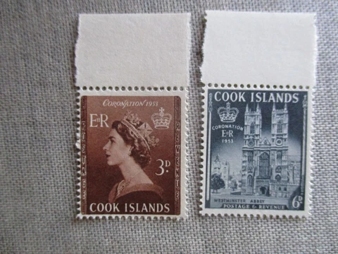 Cook Islands, Scott#145-146, MNH Cover