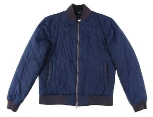 Chaqueta acolchada con cremallera completa Club Monaco azul marino diamante azul marino XS - Imagen 1 de 9