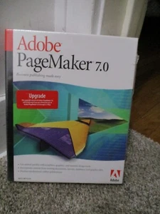 Adobe PageMaker 7.0 for Windows - Upgrade Version New Sealed - Picture 1 of 4