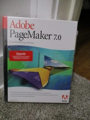 Adobe PageMaker 7.0 for Windows - Upgrade Version New Sealed - Image 1 of 4