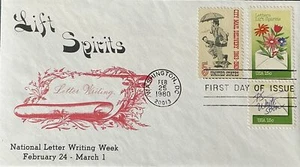 KMC Venture 1807-8 National Letter Writing Week Briefe Lift Spirits - Bild 1 von 1