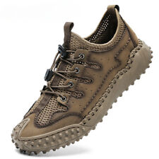 Handmade Casual Shoes Men Breathable Comfortable Non-slip Sneakers Hiking Shoes