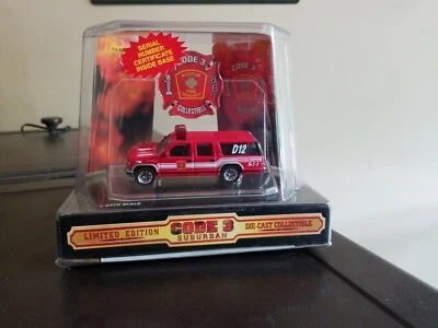 Code 3 GMC Suburban Battalion D12 - Boston 12402 1/64 new in box  - Image 1 of 4