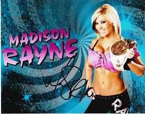 Wrestler Madison Rayne Signed Photo 8x10 COA - Picture 1 of 1