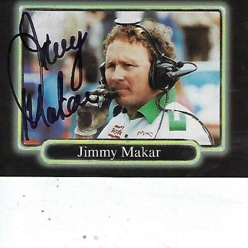 JIMMY MAKAR SIGNED 1990 MAXX RACING #114 - NASCAR - Image 1 of 1