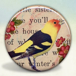 Sweet Bird Pocket Mirror  - Picture 1 of 3