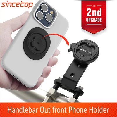 Mountain Bike Stem Phone Holder-Out Front Bicycle Mount for Action Cameras&Light - Image 1 of 4