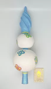 1999 Patricia Breen "Butterfly" Full-Size 14" Handmade/Hand Painted Finial MINT! - Picture 1 of 5