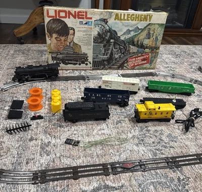 Vintage 1970s Lionel 6-1199 Allegheny O27 Steam Train Set w/Box Complete w/Box - Image 1 of 4