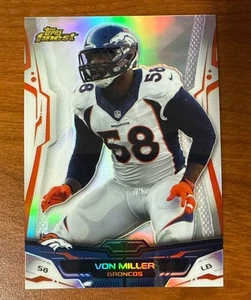 2014 Topps Finest - Von Miller #61 Refractor - Picture 1 of 2
