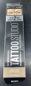 Maybelline Tattoo Studio Waterproof Eyebrow Gel Makeup 250 Blonde NEW! - Picture 1 of 1